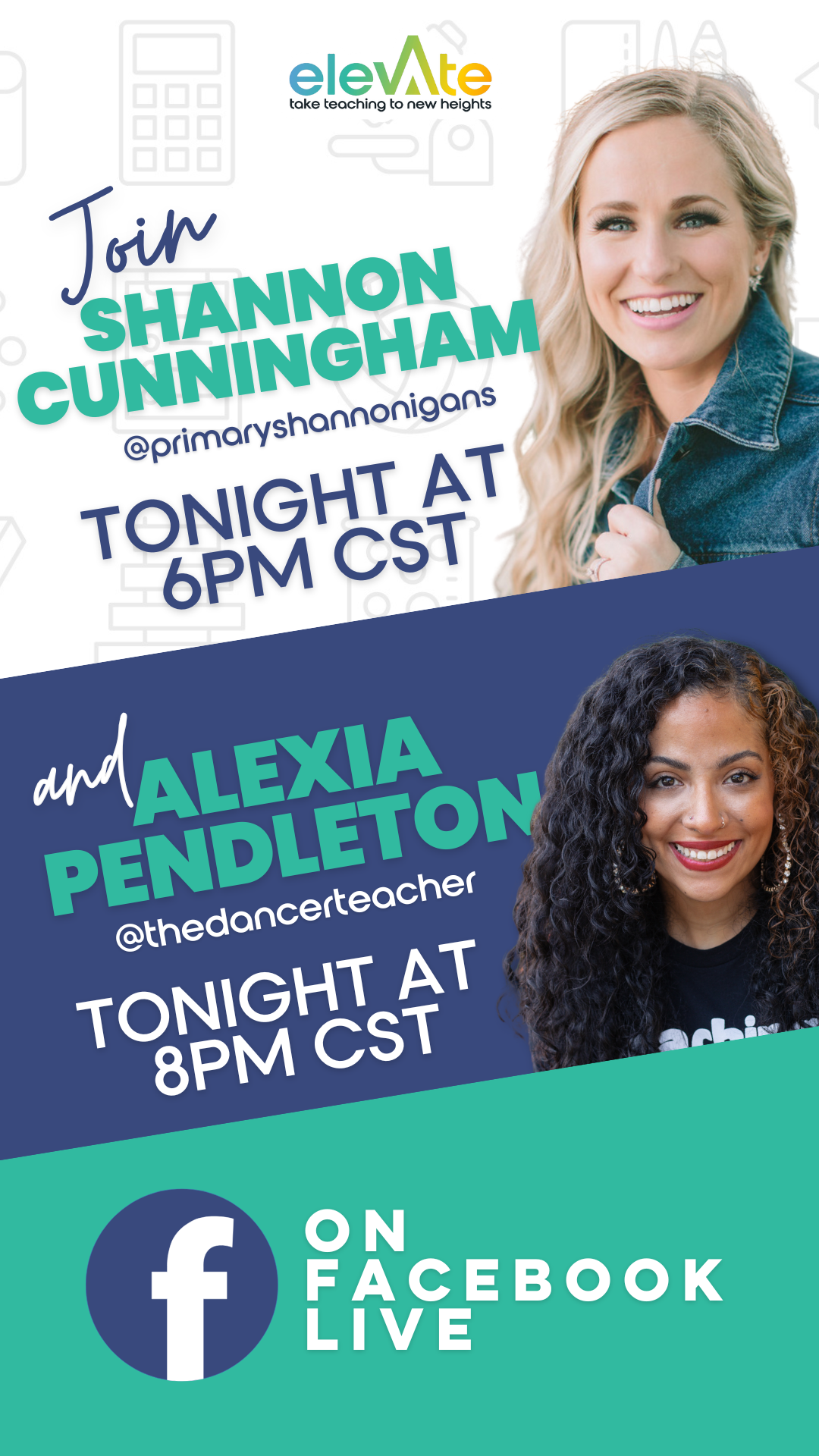 Elevate Facebook live promo